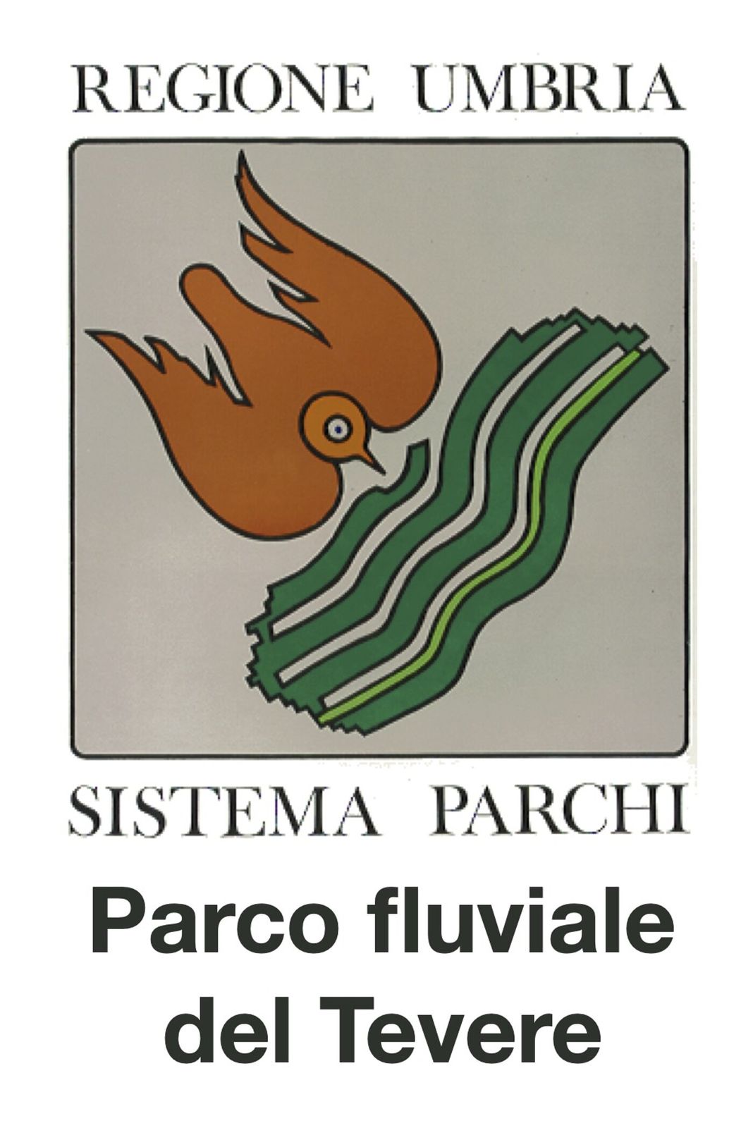 Umbria Region – Parks System logo, Tiber River Park